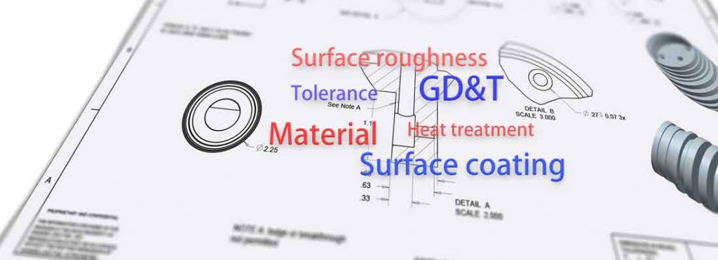 specs for engineering drawings