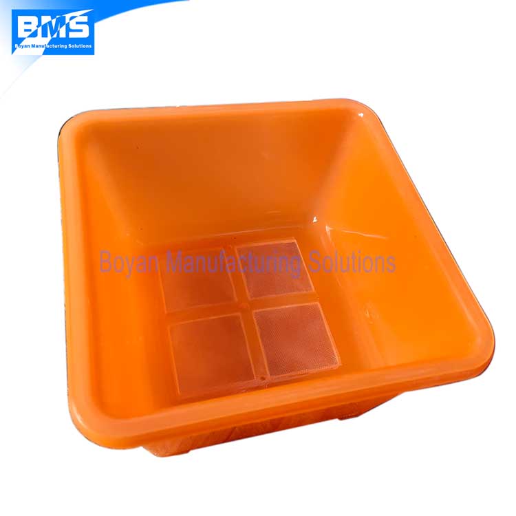 Plastic mesh storage bin - Boyan Manufacturing Solutions