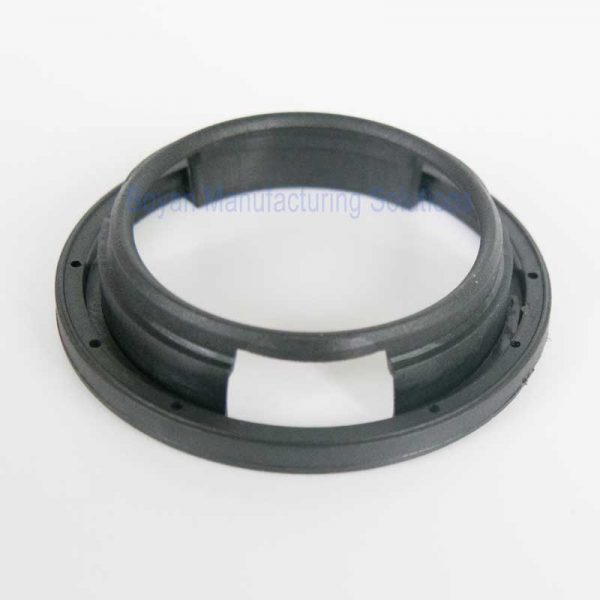 PA66 GF30 plastic part for camera lens back view
