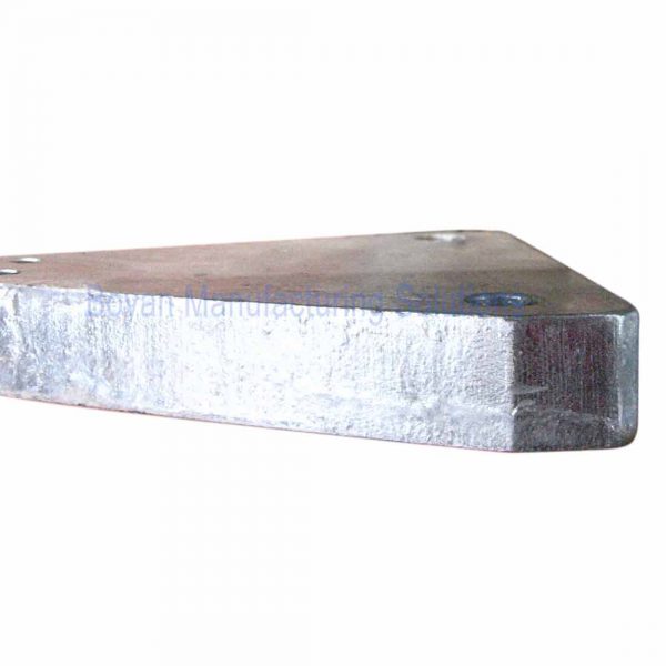 Q345 steel plate machined and hot dip galvanized