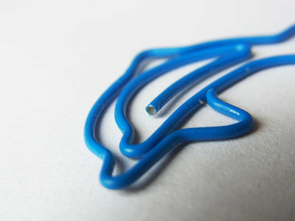 PVC coated craft wire for paper clips