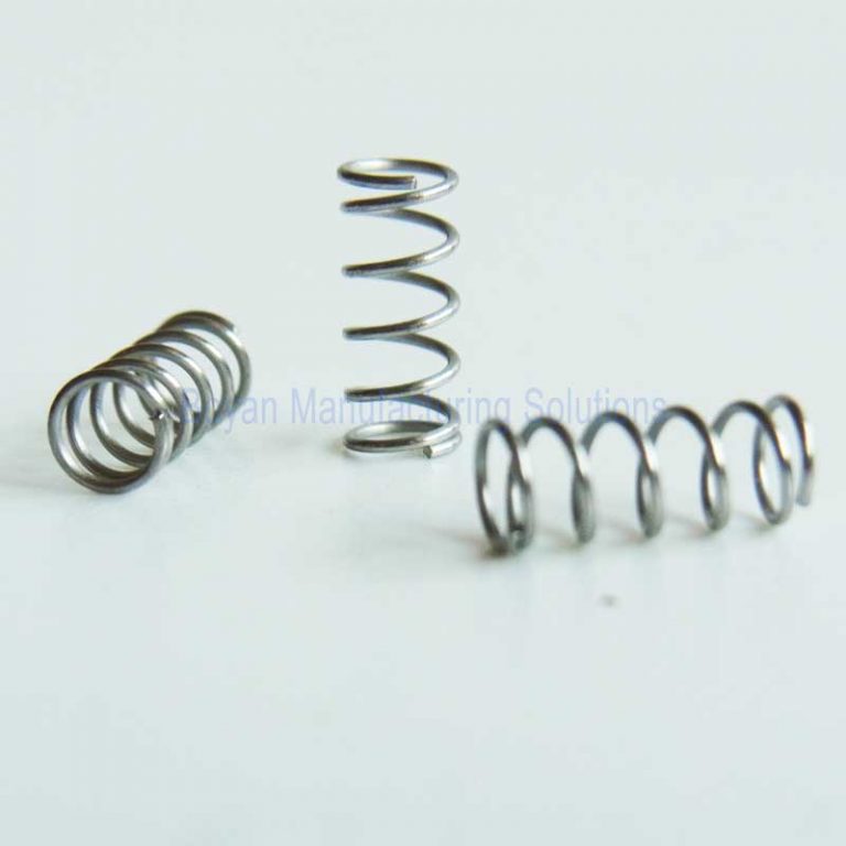 Small compression spring zinc plated Boyan Manufacturing Solutions