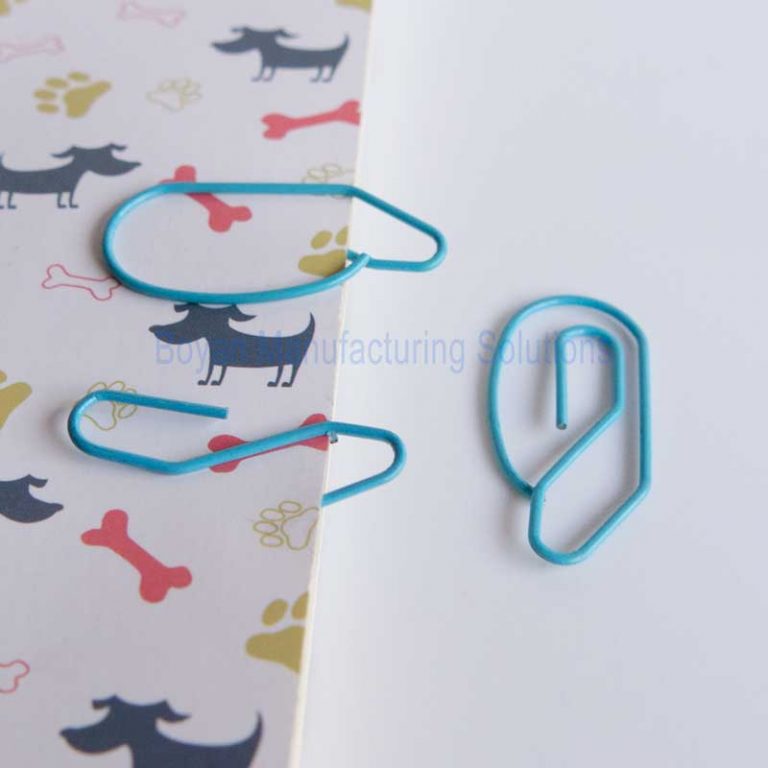 Different kinds of custom wire paper clips - Boyan Manufacturing Solutions