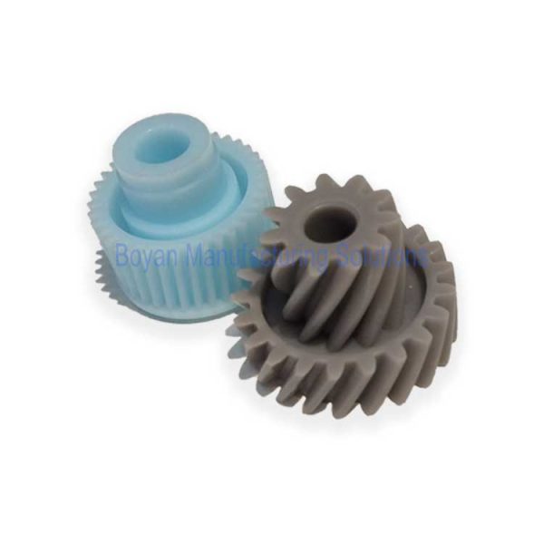 Custom plastic helical gears - Boyan Manufacturing Solutions