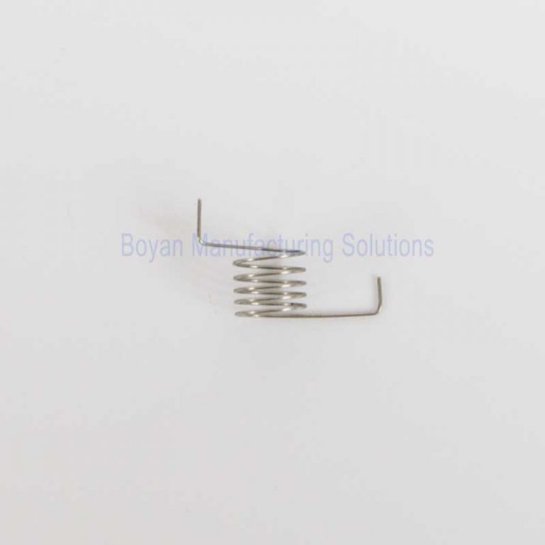 Small torsion spring with 2 ends bent at right angle Boyan