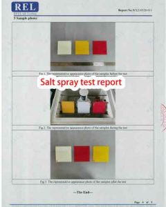 salt spray test report