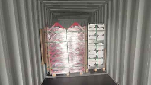 container loading of sheet metal parts