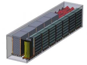 container loading plan design for sheet metal parts