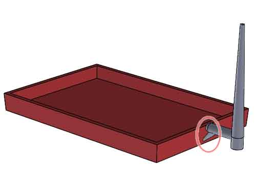 tunnel gate full image, injection molding