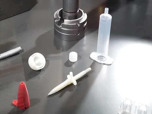 Medical syringe injection molded parts