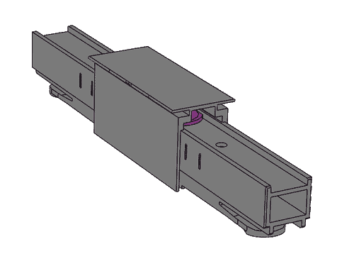 animation of cutting a overmolded part