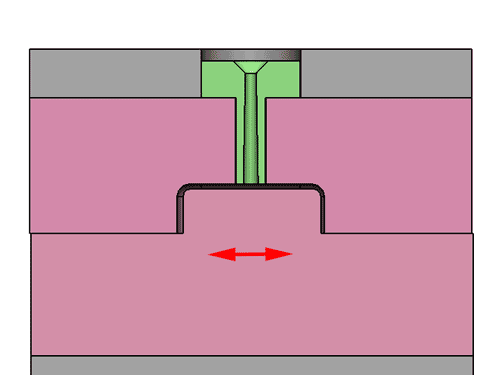 misalignment of upper lower mold to understand molding tolerance