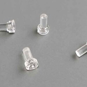 LED göstergeler için mikro enjeksiyon kalıplama ile üretilen şeffaf polikarbonat plastik ışık kılavuzları