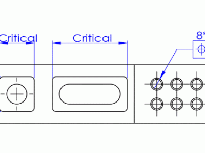 critical dimensions for inspection gauge